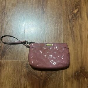 Pink coach hand bag